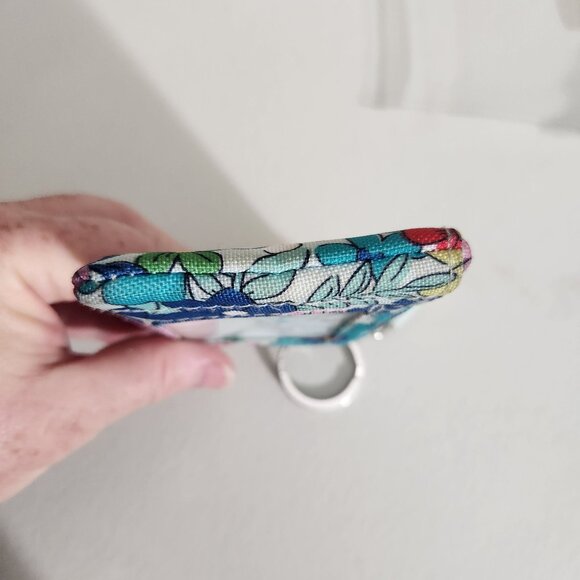 Vera Bradley Floral ID Holder With Keyring & Zip Closure - Picture 4 of 16